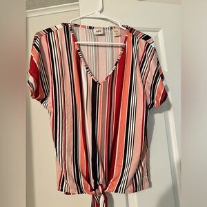 Daytrip Tie front shirt - XS